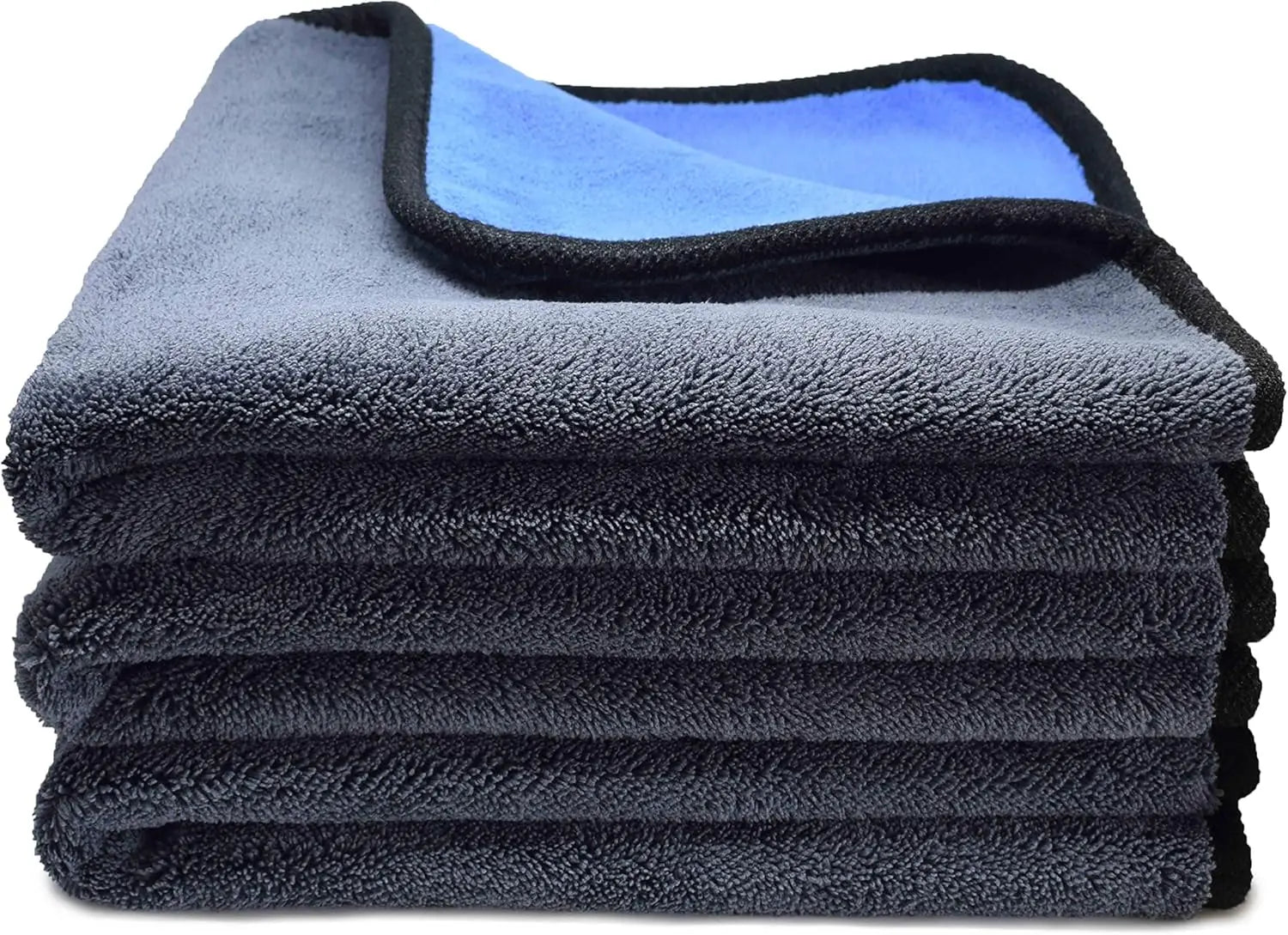 3-Pack 500 GSM Microfiber Towels for Car Detailing, 12x12 Inches - Non-Abrasive & Super Absorbent
