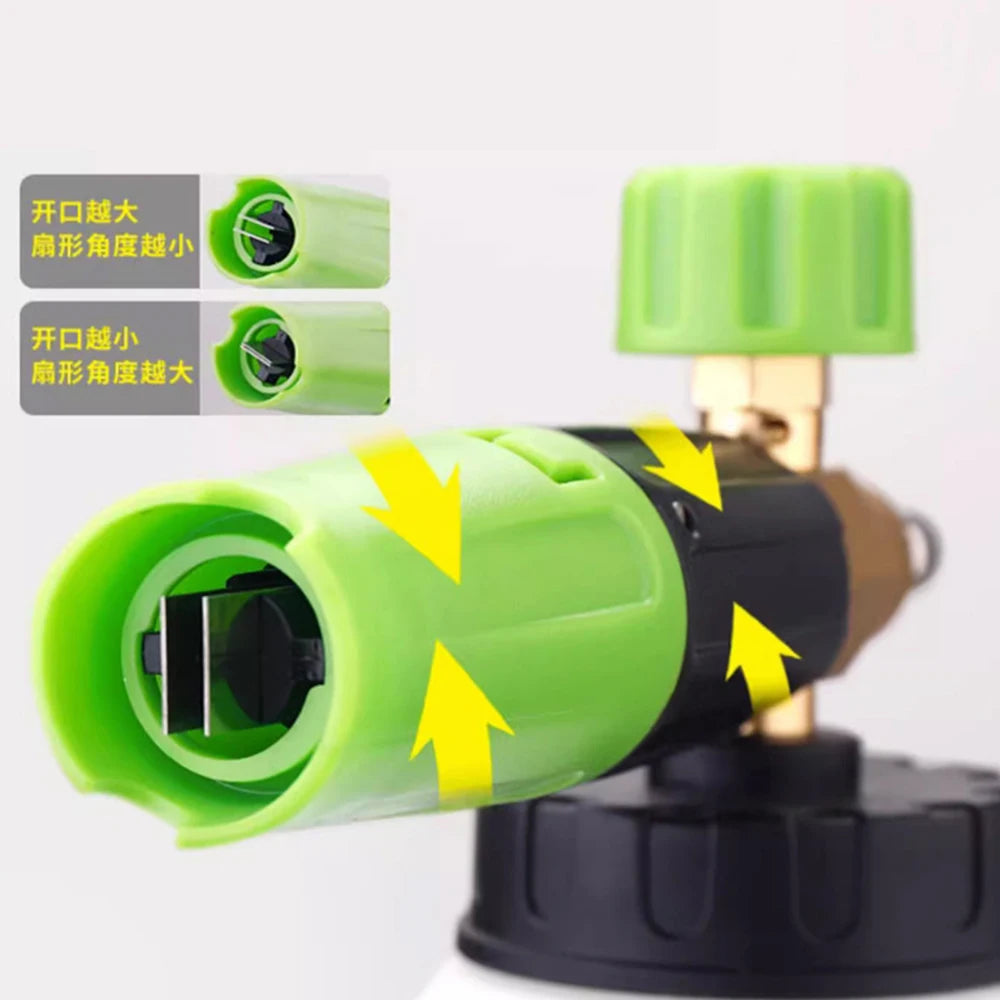 Upgraded Car Washer Snow Foam Lance High Pressure Washer Soap Sprayer Gun Car Cleaning Tool 1L Soap Bottle