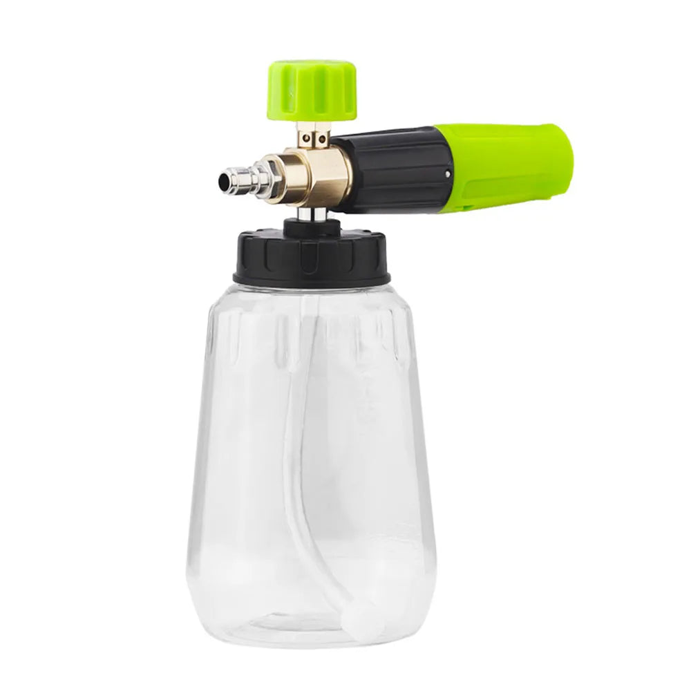 Upgraded Car Washer Snow Foam Lance High Pressure Washer Soap Sprayer Gun Car Cleaning Tool 1L Soap Bottle