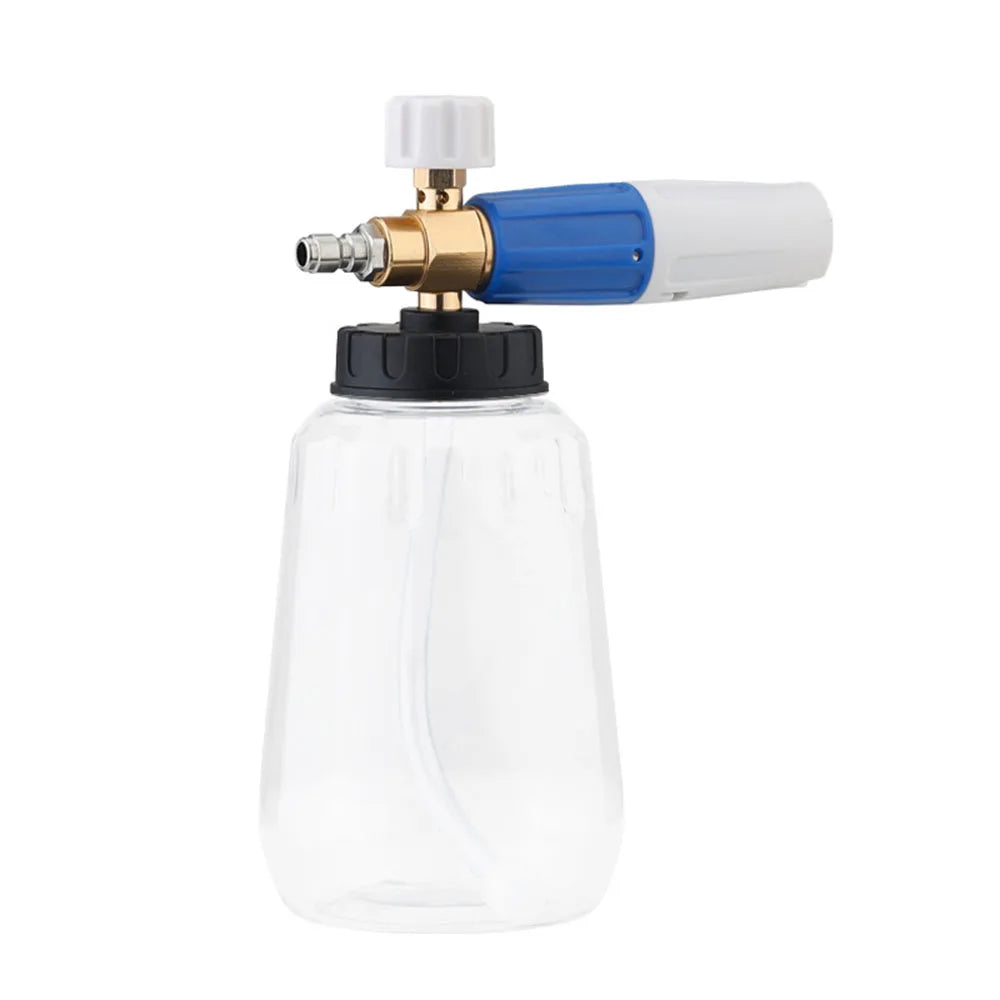 Upgraded Car Washer Snow Foam Lance High Pressure Washer Soap Sprayer Gun Car Cleaning Tool 1L Soap Bottle