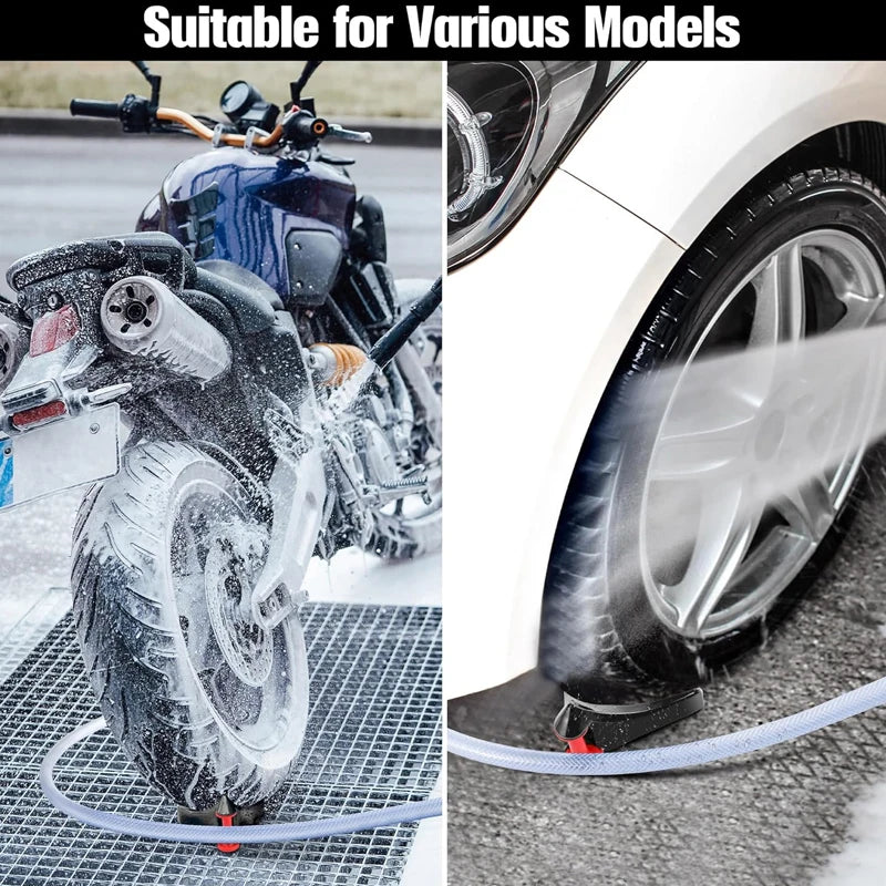 Car Hose Slide Tire Wedge Wash Tube Anti-pinch Tools Portable Tire Wedge Universal Car Washing Water Pipe Auto Detailing Tools