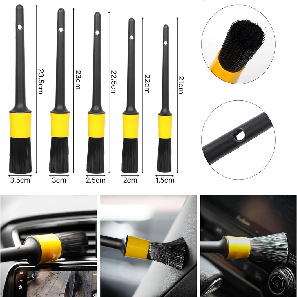 20-Piece Drill Brush Tool Kit, Power Scrubber Attachments for Automotive & Car Care