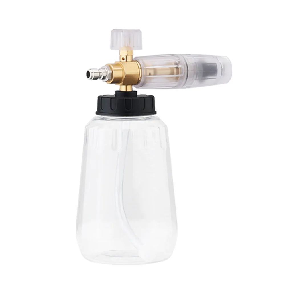 Upgraded Car Washer Snow Foam Lance High Pressure Washer Soap Sprayer Gun Car Cleaning Tool 1L Soap Bottle